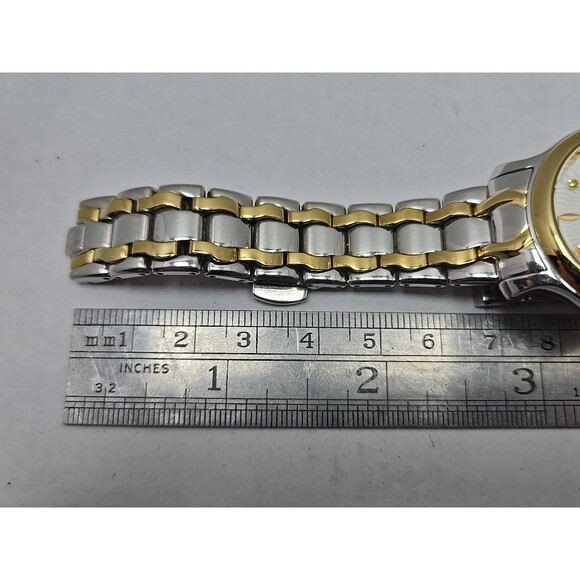 Aigner Como Swiss Made Two Tone Womens Watch Quartz New Battery Mother Of Pearl - Picture 10 of 11